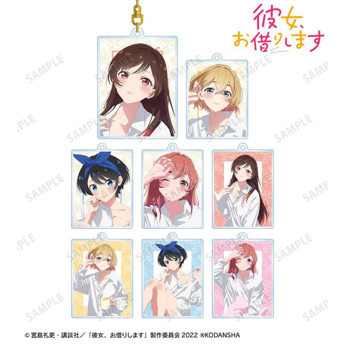 『彼女、お借りします』描き下ろしイラスト 彼シャツver. トレーディングアクリルキーホルダー(単位/BOX)【202508再販】
